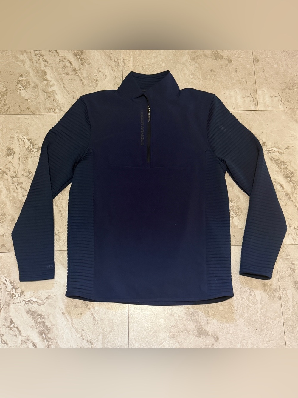 NWT Under Armour 1/4 Zip Pullover Men’s Medium Storm Evolution Daytona Golf Blue